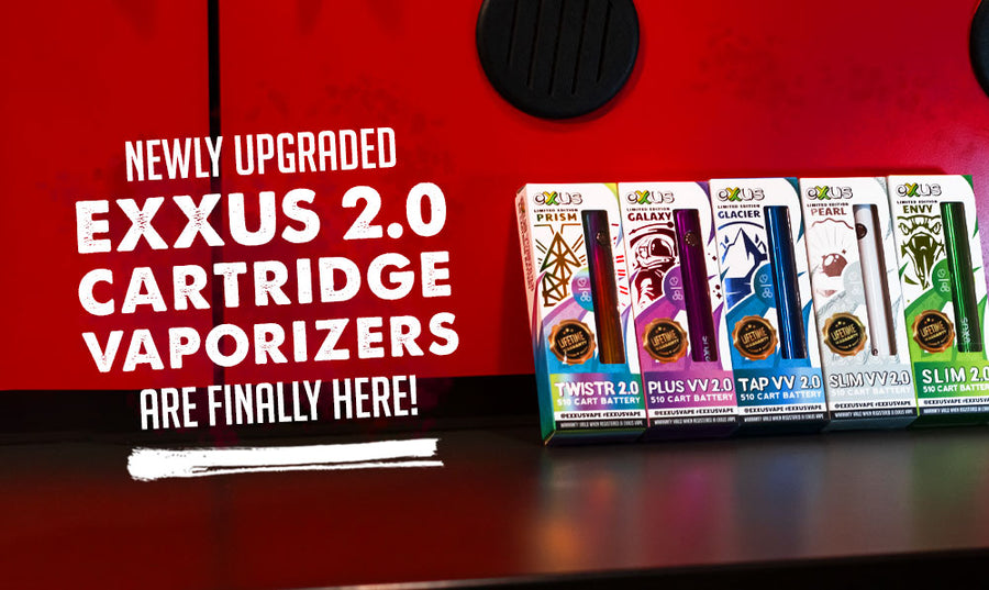 Frisch eingetroffen: Die neu aufgerüsteten Exxus 2.0-Kartuschenverdampfer sind endlich da! 