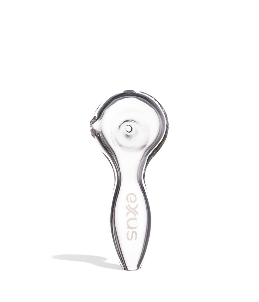 Clear Exxus Vape BUBL Hand Pipe Front View on White Background