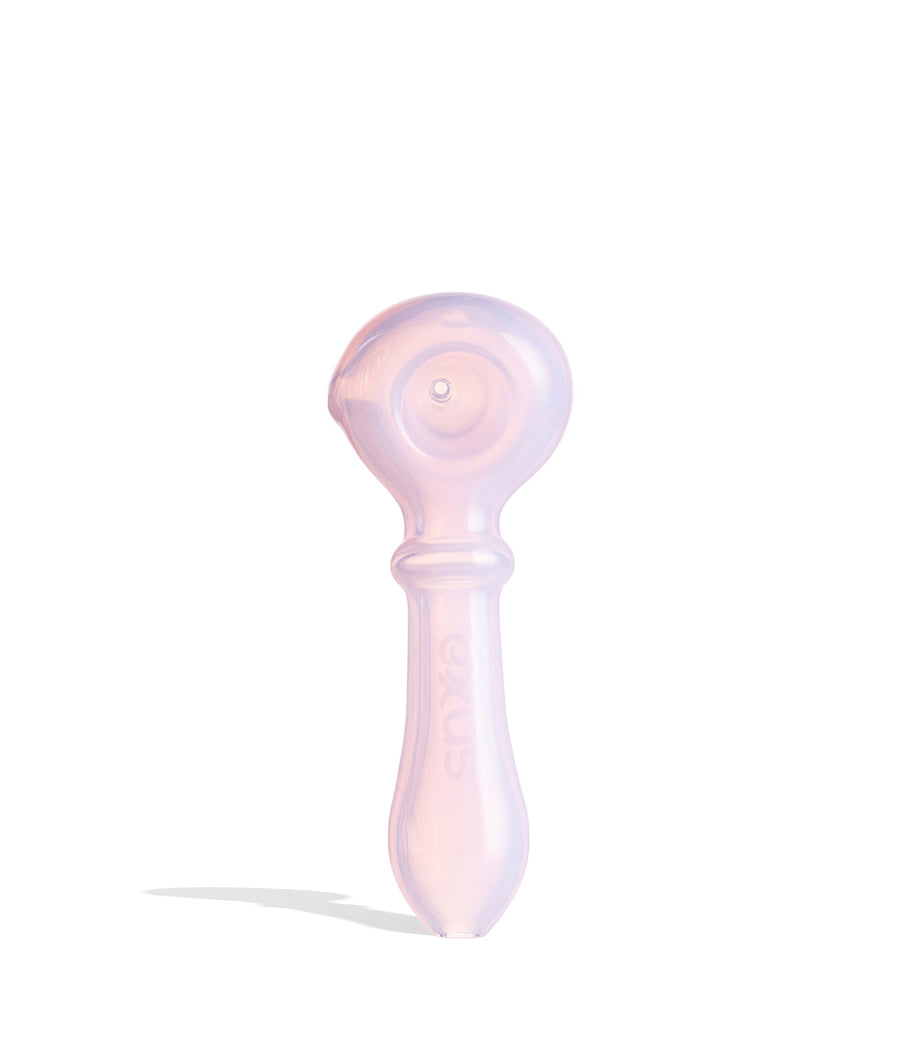 Pink Exxus Wand Hand Pipe Front View on White Background